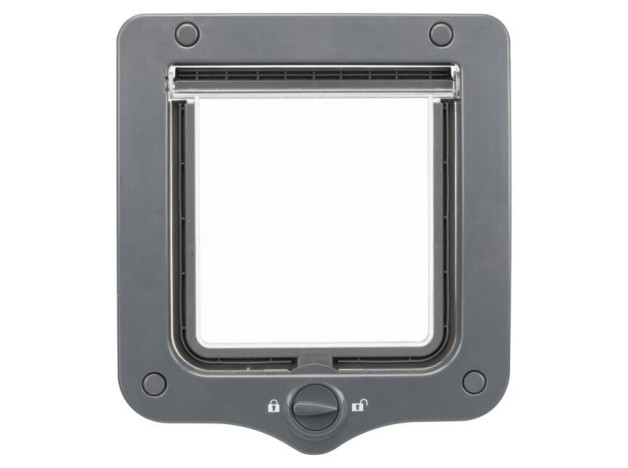 Trixie Trampilla de 2 Posiciones color gris para perros Trixie - 2