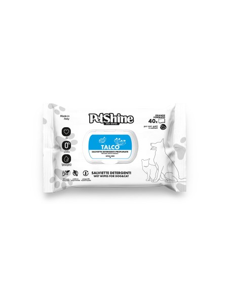 Toallitas higienicas  Petshine Aroma a Talco