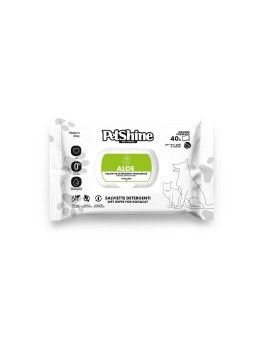 Toallitas higiénicas para perro, Petshine Aroma Aloe Vera, porrini