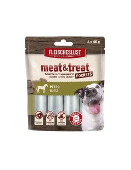 Snack Fleischeslust salchichas de caballo para perros