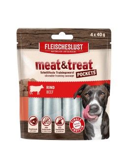 Fleischeslust Salchicha Ternera Tierna, snack para perros