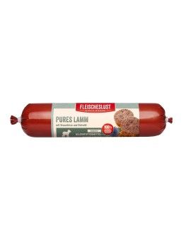 Fleischeslust Salchichas de cordero con mijo para perros