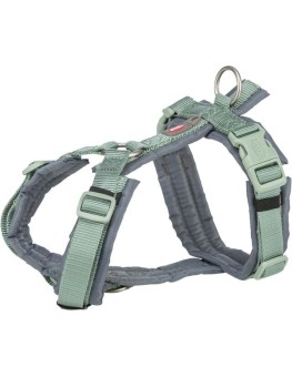 Arnés de calidad Premium Trixie Trekking color salvia para perros
