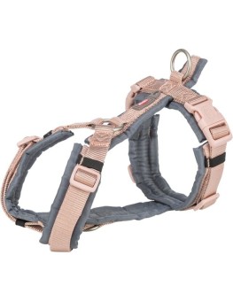 Arnés Premium Trixie Trekking color blush/grafito para perros