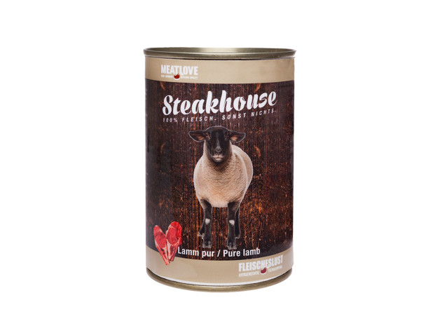 MeatLove Carne de cordero, Latas de 400 gr.