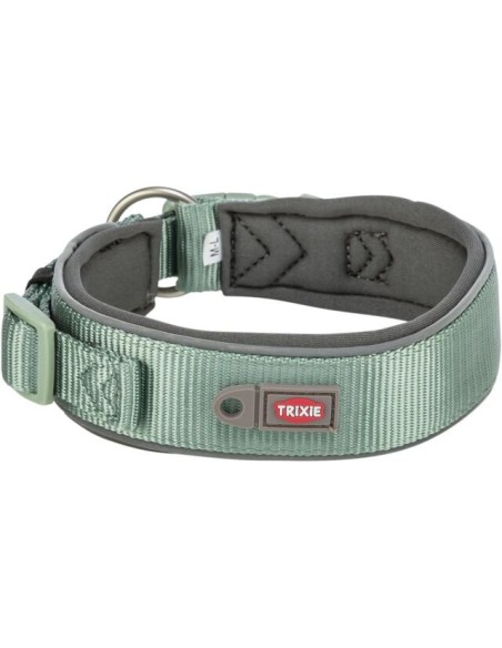 Collar Trixie Nylon Premium Extra Ancho color Salvia acolchado de neopreno Collar Trixie Nylon Premium Extra Ancho color Salvia acolchado de neopreno
