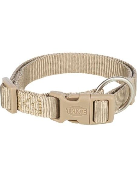 Collar trixie de nylon premium color arena para perros