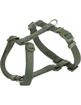 Arnés Nylon Premium color verde Oliva de Trixie para perros