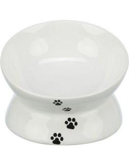 Comedero Trixie de cerámica elevado para perros minis