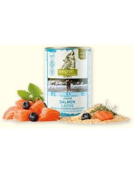 Isegrim lata de salmón de 800 gr. Comida húmeda para perros