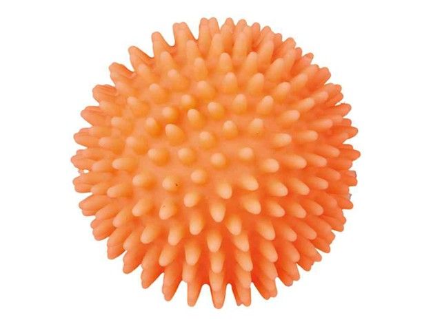Trixie pelota erizo con sonido para perros color naranja