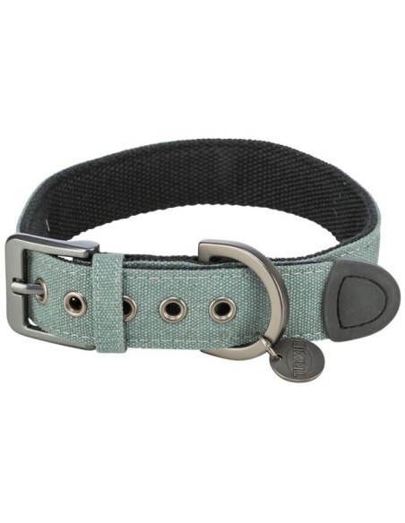 Collar Extra ancho de lona Salvia Trixie CityStyle