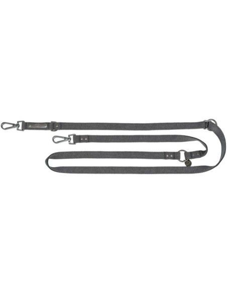 Ramal Trixie CityStyle de lona negra para perros Ramal Trixie CityStyle de lona negra para perros