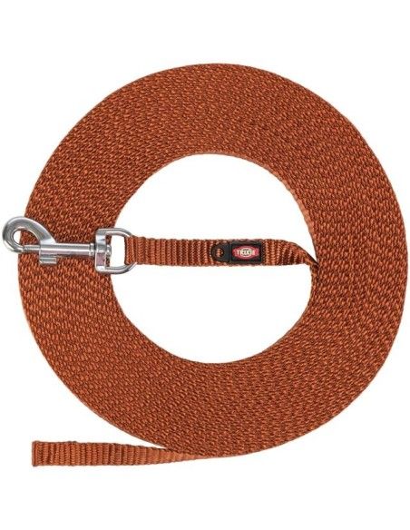 Cinta extra ligera de rastreo y educacion Trixie color oxido