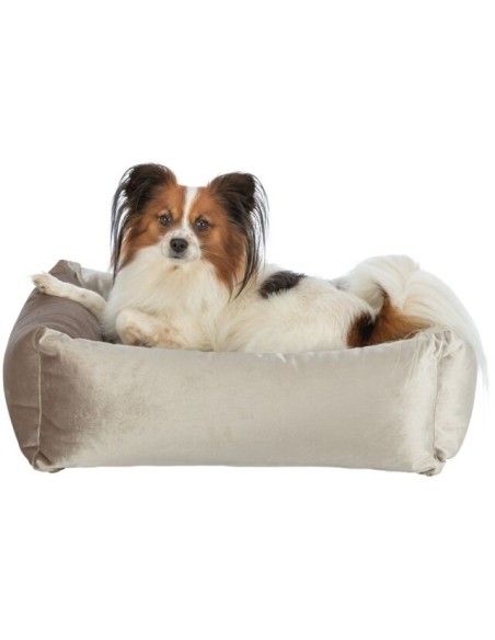 Trixie cama Malia color Oro/arena para perros de tamaño pequeño y mediano
