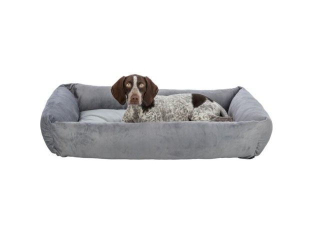 Cama rectangular Trixie Basic Edition Lionel gris para perros