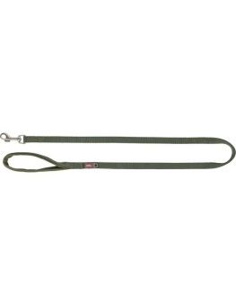 Correa Trixie nylon doble capa Premium verde oliva