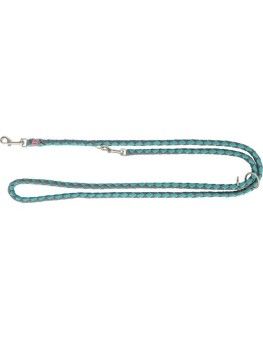 Ramal Trixie cavo aqua/grafito para perros correa multiposición