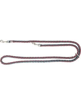 Ramal Trixie Cavo nylon redondo color sangria/azul petróleo