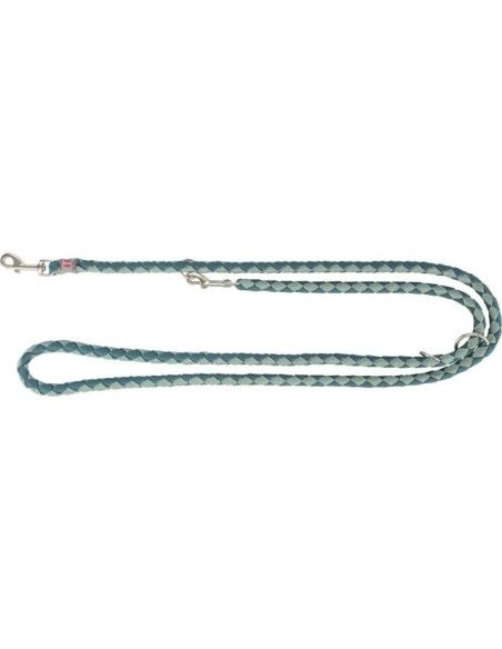 Ramal de nylon redondo Trixie Cavo Azul petróleo/salvia para perros
