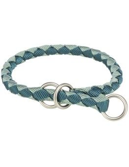 Collar Trixie Cavo azul petroleo/salvia de nylon redondo para perros