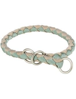 Collar de nylon redondo Trixie Cavo Salvia/arena para perros
