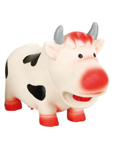 Juguete trixie Vaca de latex con sonido original