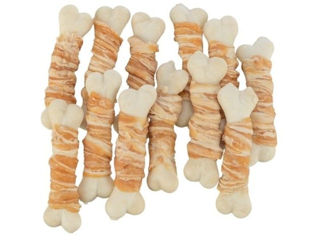 Snack Marbled Chickies, huesos Trixie cubierto con pollo & bacalao para perros