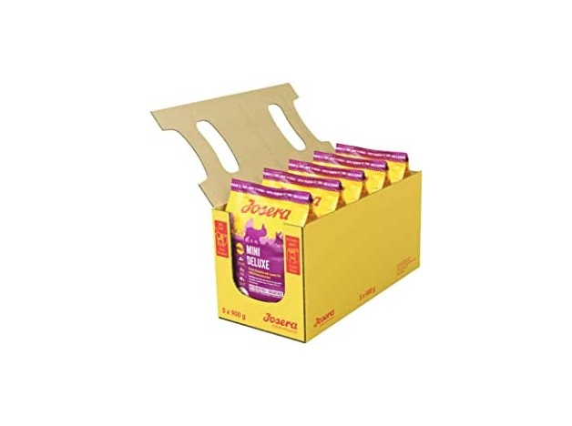 Alimentación para perros de razas minis, pienso josera mini de luxe, libre de cereales