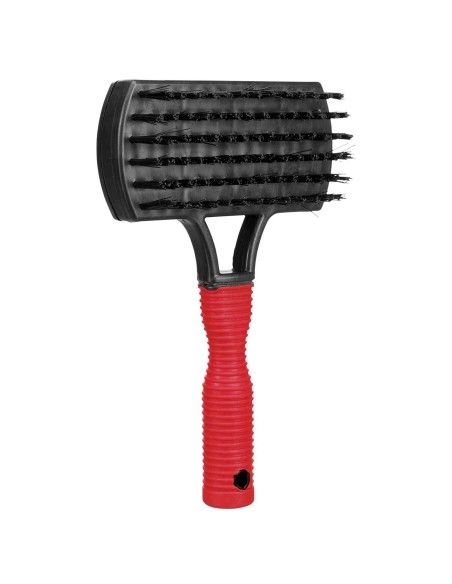 Carda suave doble cara mango de plástico de Trixie para perros