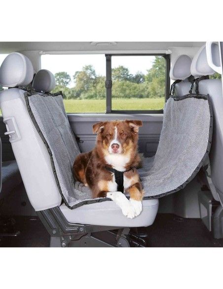 Funda Protectora de borreguillo gris Asientos traseros