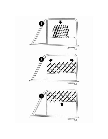 Rejilla de ventilación para ventanilla coche de Trixie