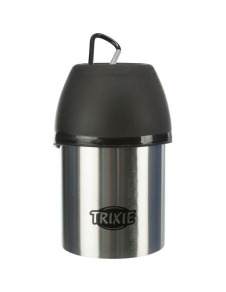 Bebedero de viaje trixie con botella para perros de 0,3 litros