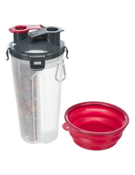 Recipiente Trixie de agua y pienso para viajar con tu perro