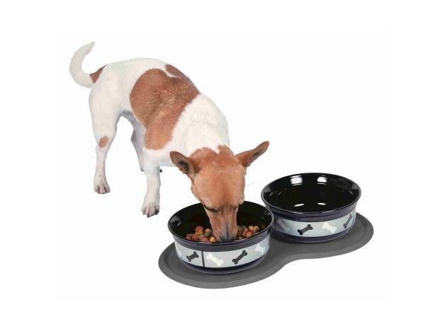 Salvamanteles Trixie de caucho natural para comederos del perro