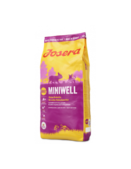 josera mini wel, alimentación para perros de razas minis envase de 15 kg