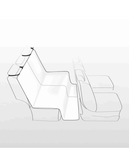 Cubre asientos para coche, Trixie color beige