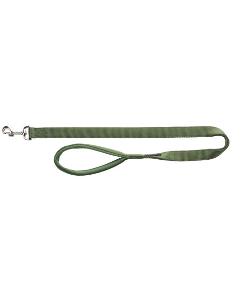 Correa Para Perros, Trixie Nylon Premium Color Verde Selva  - 1 Correa Para Perros, Trixie Nylon Premium Color Verde Selva  - 1