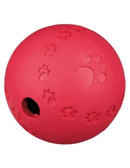 Pelota Trixie snack de caucho, juguete interactivo para perros