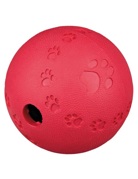 Pelota Trixie snack de caucho, juguete interactivo para perros