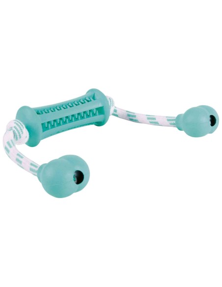 Juguete Trixie Palo con Cuerda Denta Fun, limpieza dental del perro  - 1 Juguete Trixie Palo con Cuerda Denta Fun, limpieza dental del perro  - 1