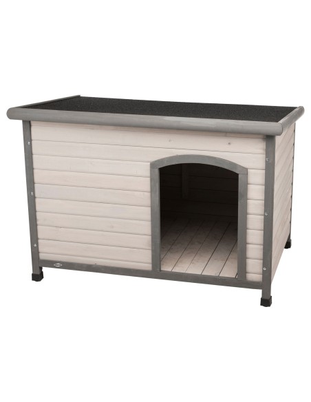 Caseta de madera para perros, trixie Natura Classic Gris Trixie - 1 Caseta de madera para perros, trixie Natura Classic Gris Trixie - 1