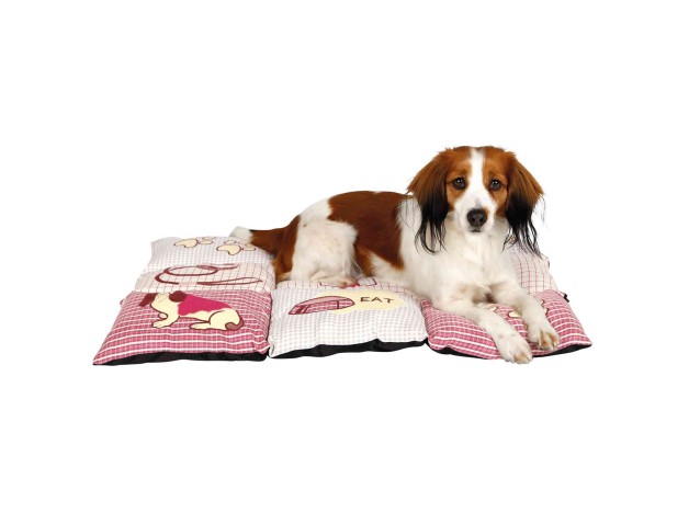 Cama àra perros, Colchoneta Patchwork Trixie beige Trixie - 3