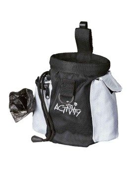 Bolsa Baggy Snacks Dog Activity negra, porta premios Trixie - 1