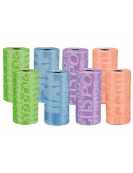 70 rollos de bolsas recoge cacas Trixie de colores variados Trixie - 1