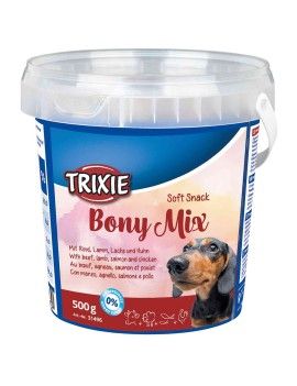 Premios para perro, Snacks Trixie Soft Bony Mix, snack semi huedos para perros