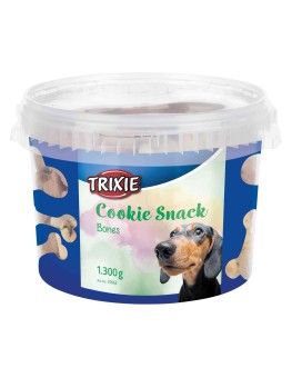 Premios trixie,  Cubo Snacks de Galleta, Huesos, 1.300g