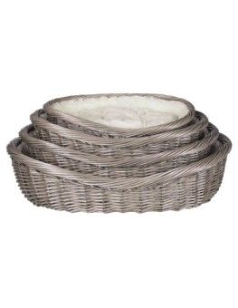 Cesta De Mimbre Gris De Trixie, Cama Para Perros 2