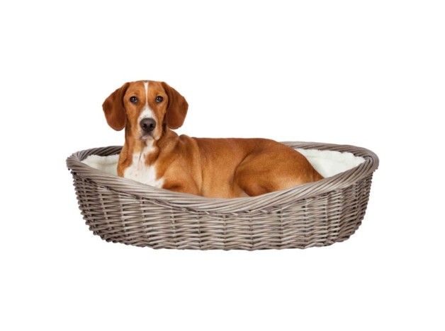 Cesta De Mimbre Gris De Trixie, Cama Para Perros de todos los tamaños y razas