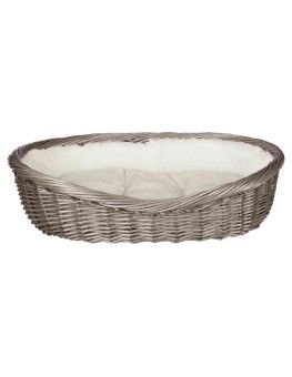 Cesta De Mimbre Gris De Trixie, Cama Para Perros